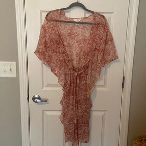 LC Lauren Conrad Floral Kimono OS
